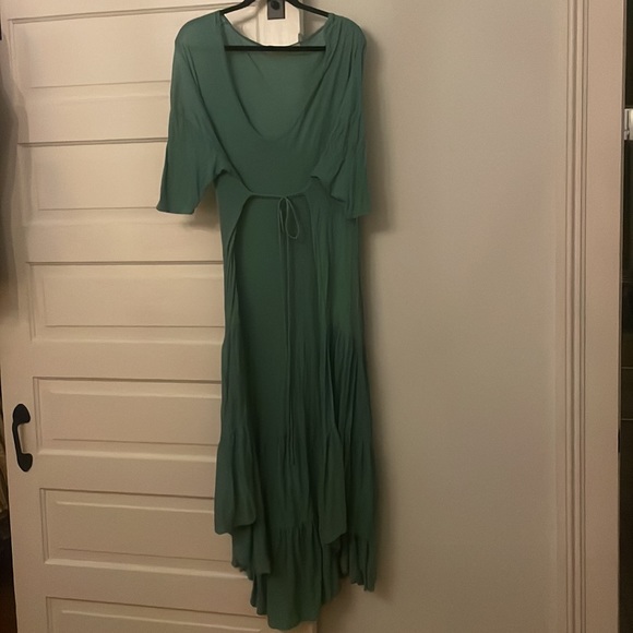 Free people xsmall beach green dress good condition - Picture 2 of 4